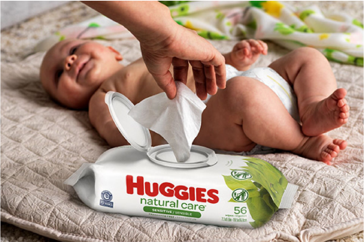 Toallitas Húmedas para Bebé HUGGIES One & Done Paquete 184un